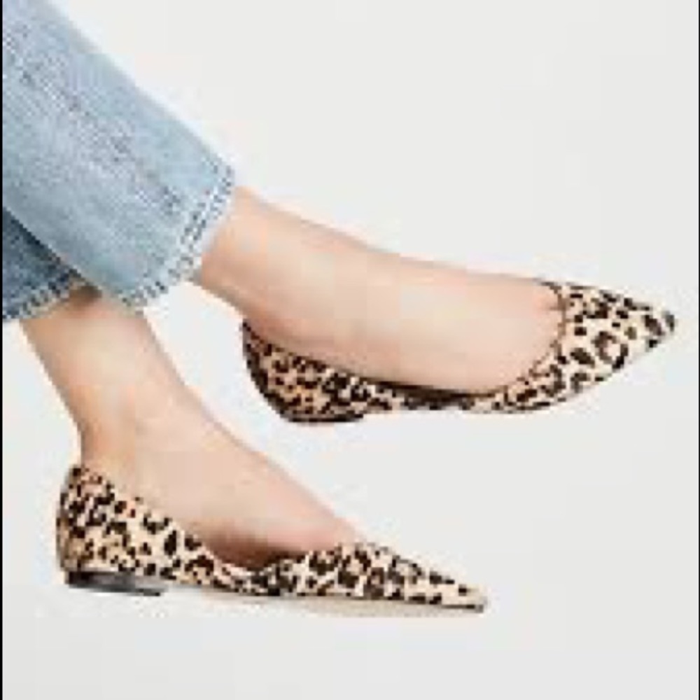 Sam Edelman Rodney D’Orsay Leopard Print Flat Sz8 (never worn)